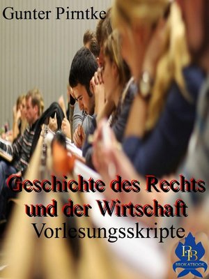 cover image of Geschichte des Rechts und der Wirtschaft